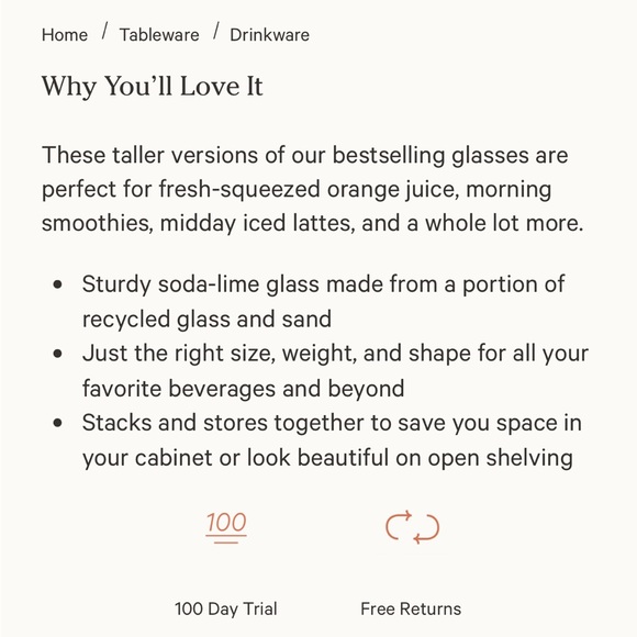 NEW Our Place Glasses - Picture 5 of 10